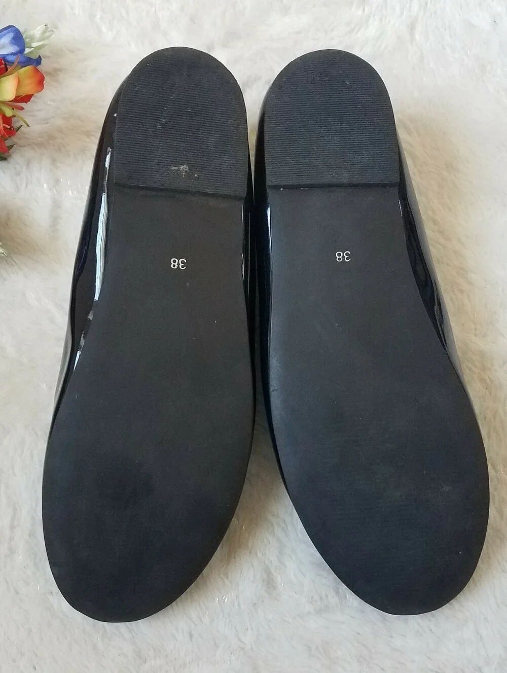 Mini Boden Girls Navy Patent Mary Jane Shoes